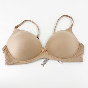 ✅ VICTORIA'S SECRET‎ NO WIRE Seamless Tan Bra SIZE 38D